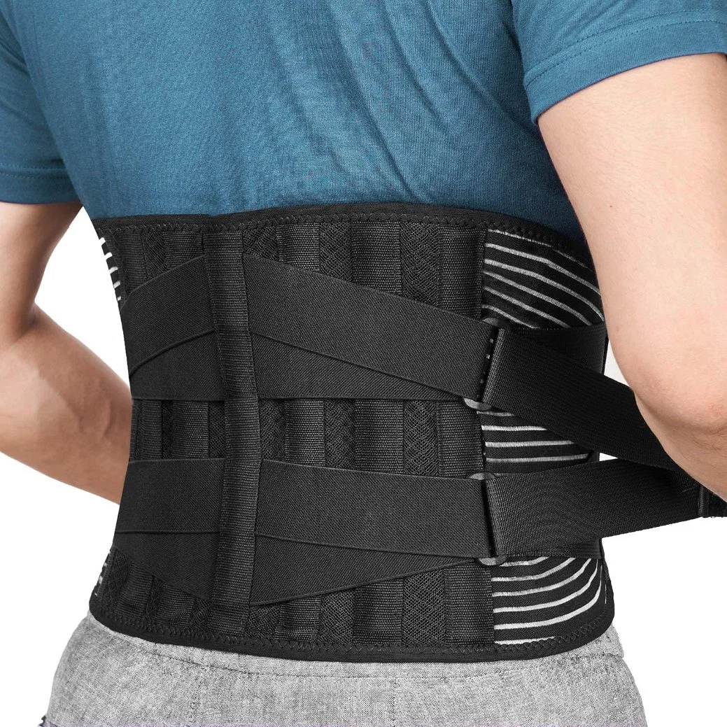 Breathable Lumbar Support Steel Plate Support Medical Waist Belt Lumbar Lower Back Brace