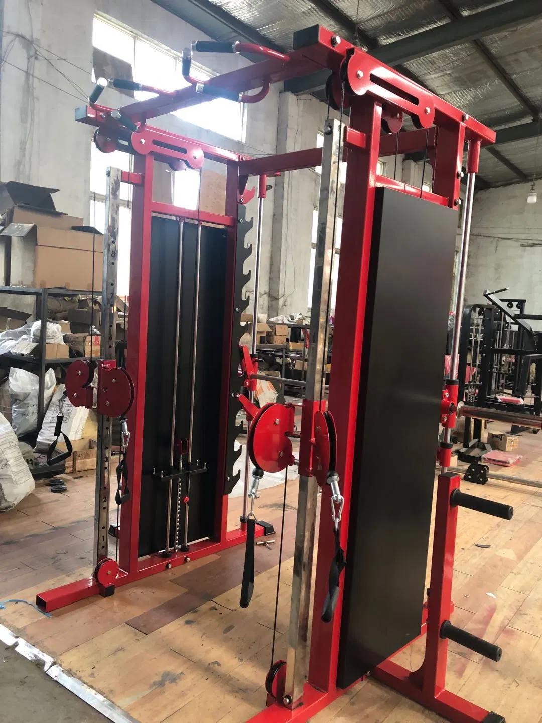 High quality/High cost performance  Gym Equipment Smith Machine & Dual Pulley System