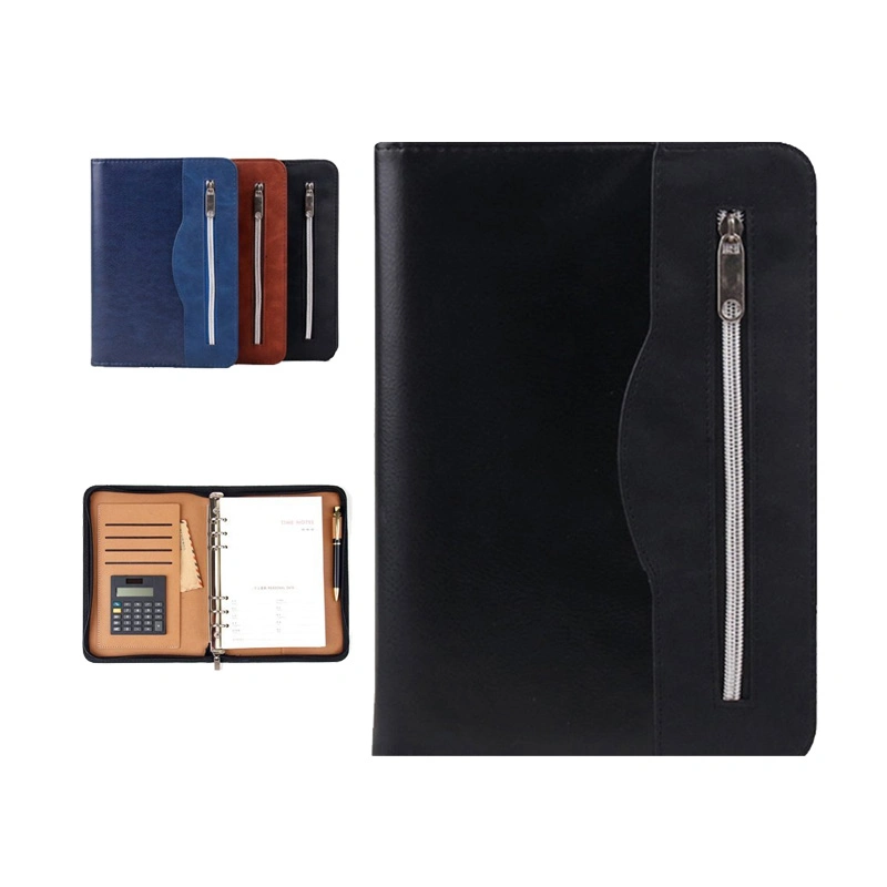 Business Portfolio Notebook A5 Leder-Portfolioordner