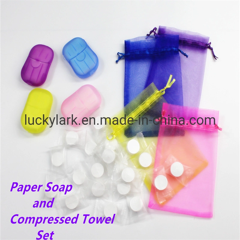 Paper Soap Sheets Boxes Pocket Soap Paper Hand Washing Portable Disposable Paper Soap Travel Set