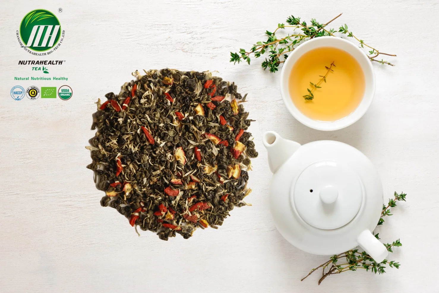 El té de la Slim Detox de etiqueta privada de 14 días&amp; 28 días de té de flores