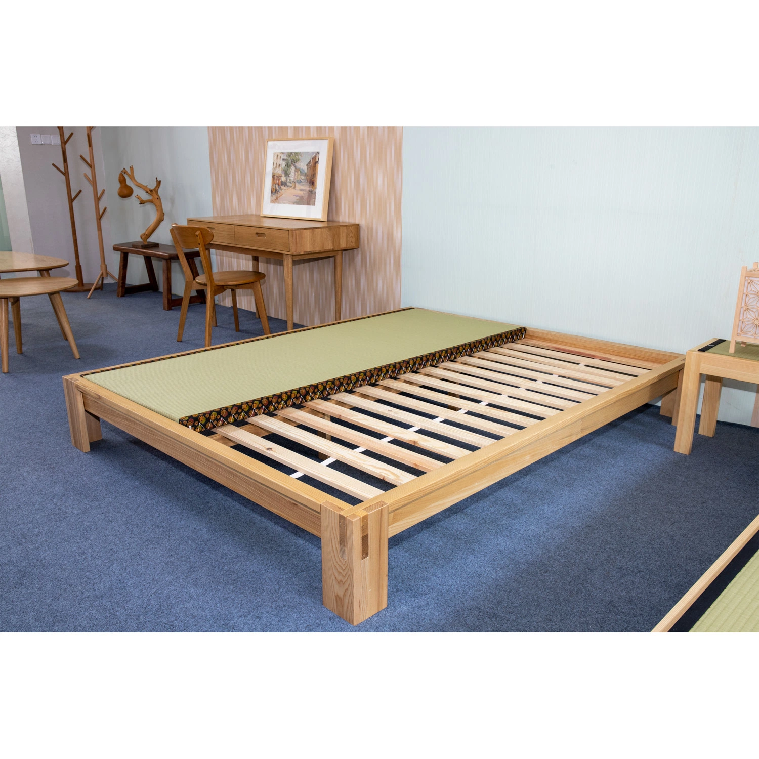 Customize Solid Wood Simple Tatami Bed