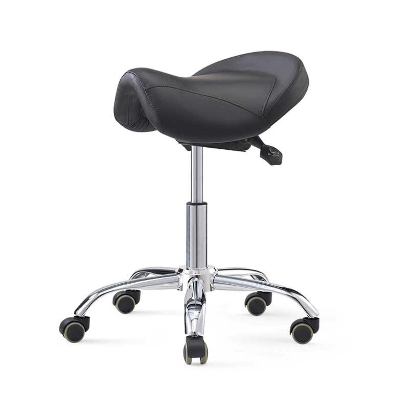 Adjustable Height Saddle Seat Beauty Salon Barber Stool