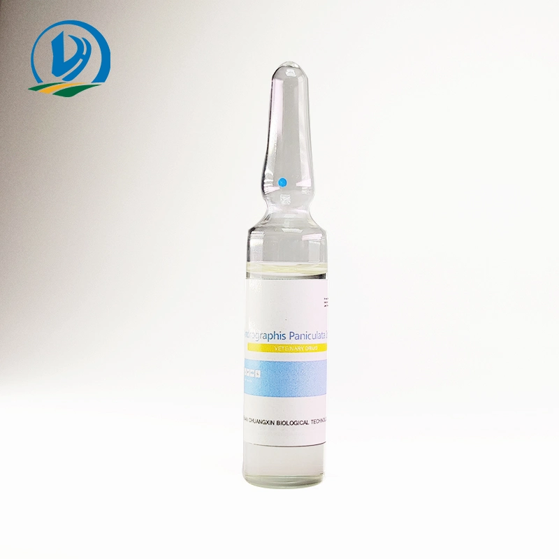 Veterinary Veterinary Medicine Andrographis Paniculata Injection, Pigs, Cattle, Sheep, Dogs, Cats, Respiratory Tract Cough, Asthma, Yellow and White Scour, Diar