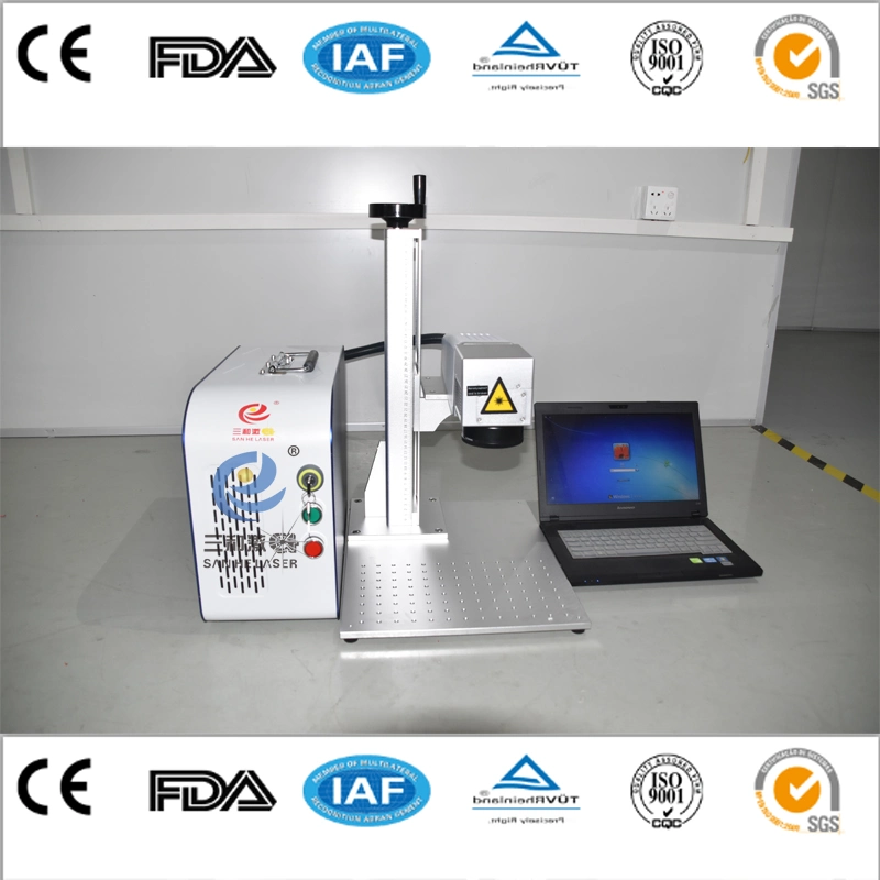 máquina de marcação a laser de fibra personalizável de baixo consumo de energia para metais