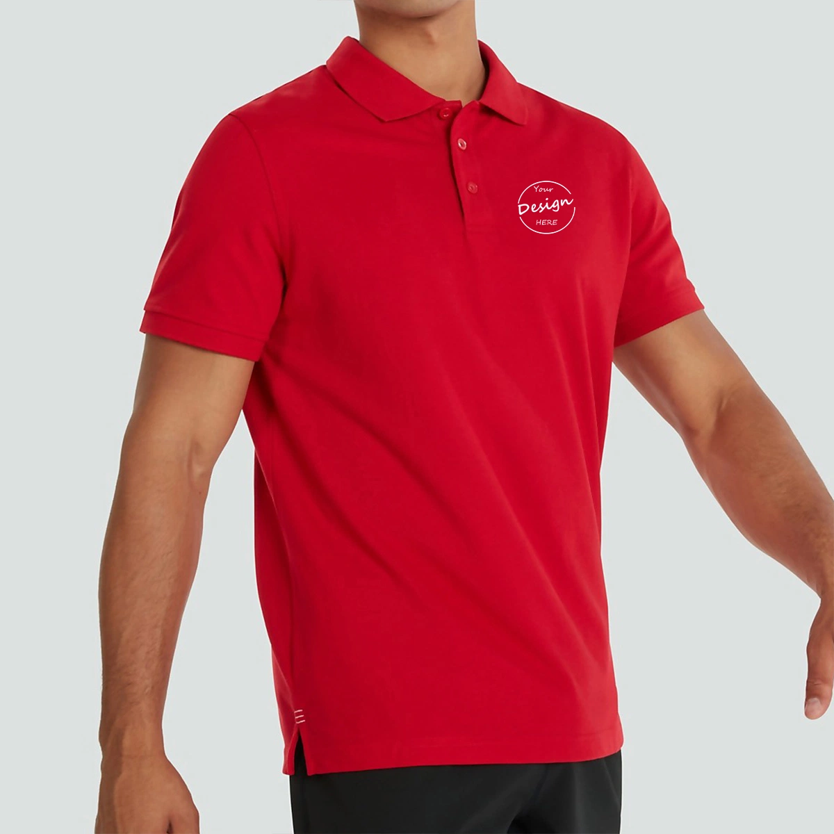 Custom Kurzarm Poloshirt Customized T-Shirt gedruckt Logo Stickerei Schnell Schnell Trocknend Männer Frauen Sport Golf Poloshirts
