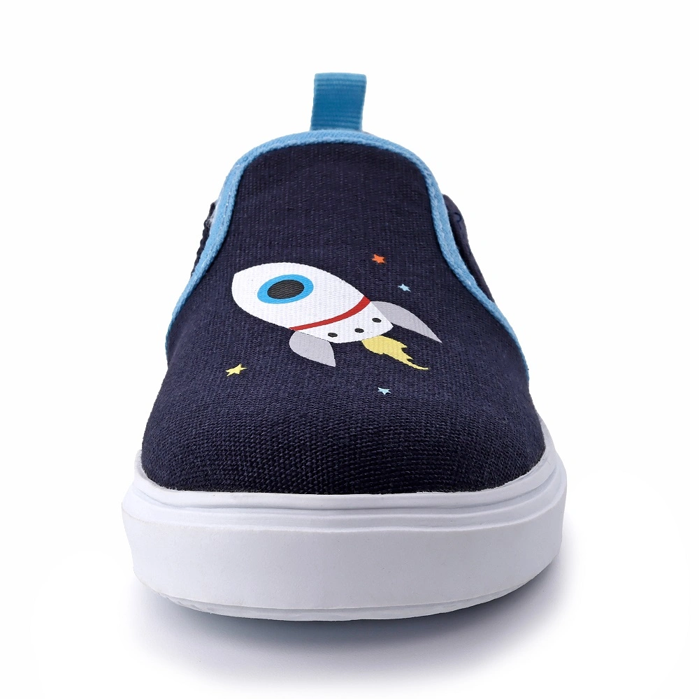 Kids Slip on Canvas Footwear Soft Flat Children&prime; S Plain Kid&prime; S Casual Shoes Boys