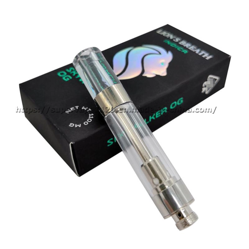 Leones Premium Cartucho aliento Dank Vape 0.8ml de vidrio Pyrex de cerámica de depósito de aceite de espesor de la bobina 510 Atomizer Krt Cart