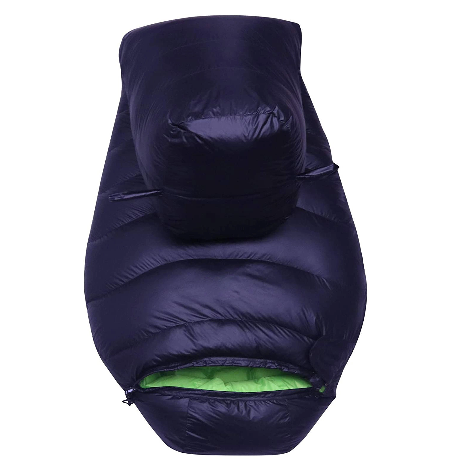 New Design Custom Logo Wholesale/Supplier Single Person Polyester Synthetic Camping Training Purple Adult Sleeping Bags