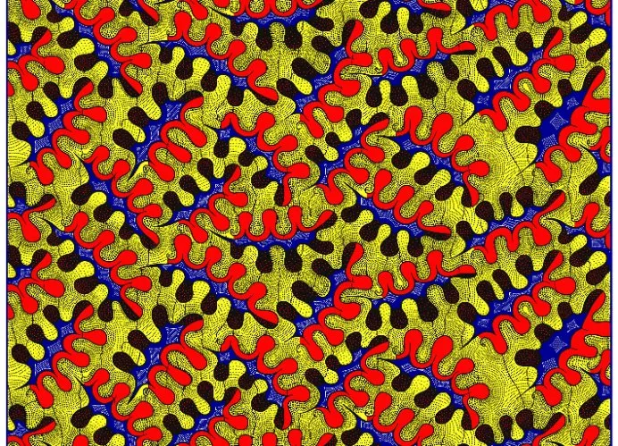 Custom Fashion Design African Ankara Wax Java Print Fabric 100% Polyester Fabric