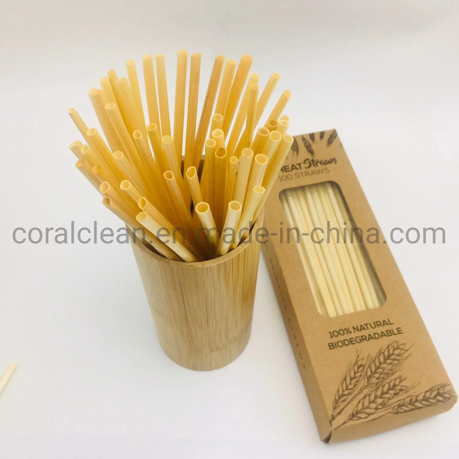 100% Biodegradable Hay Straws Natural Wheat Straws for Drinking