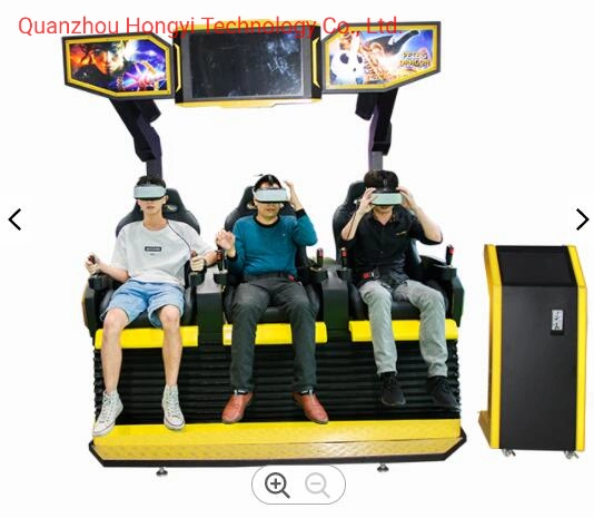 Proposta de Cinema em 9D Cadeira Vr 3 lugares do Sistema Eléctrico 7D de cinema em 5D do parque de diversões da máquina de jogos