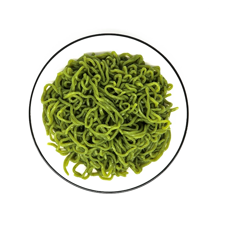 Hight Quality Konjac Food Low Carb Spinach Konjac Noodles