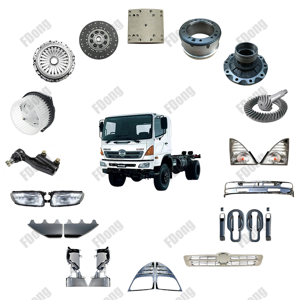 Hino 500 Japanese Truck Spare Body Parts Chrome Upper المصد العلوي