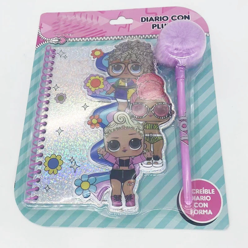 Stationery Gift Set with Noted Book and Plush Pen