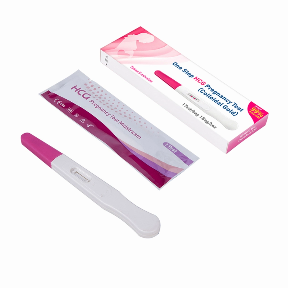 Hot Sale Pen Type Using Pregnancy Test Strip HCG Midstream Pregnancy Test