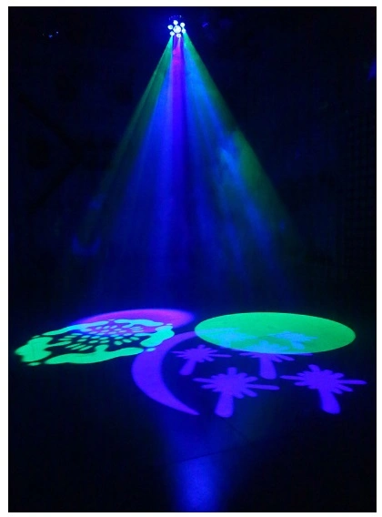 LED Sun Flower Gobo Disco Light