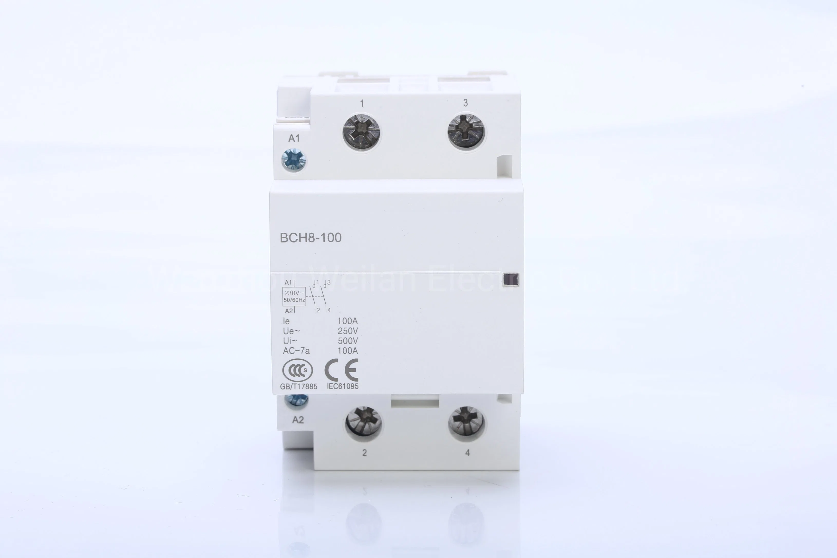 4p 100A 108mm 50/60Hz DIN Rail Household Home Hotel restaurant AC Contactor