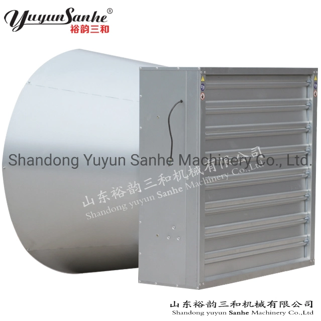 Shutter Cone Fan Axial Flow Air Cooling Fans Ventilation Exhaust Fans for Poultry Chicken Layer Broiler House Poultry Farming Equipment Agriculture Greenhouse