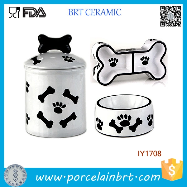 3PCS Storage Jar Food Water Bowl Pet Accessories Wholesale/Supplier China