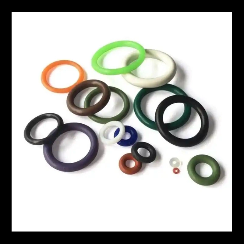 Fluorelastomer Custom FKM FPM Fluorelastomer O-Ring Perfluorether Oring Fluorelastomer FFKM Hochtemperaturbeständige O-Ring-Dichtung aus Gummi