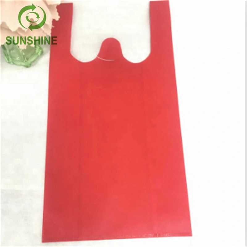 Factory Sell PP Spunbond Nonwoven T-Shirt Bag