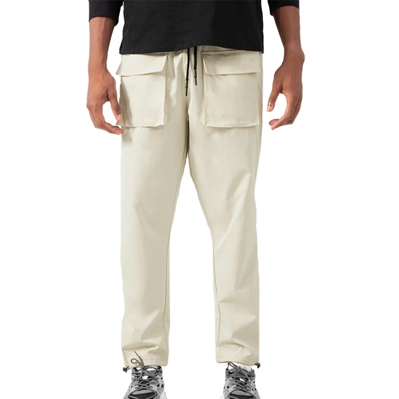 Stylish Young Men's Fashion Cargo Pants Unique Pocket Loose Style Trouser