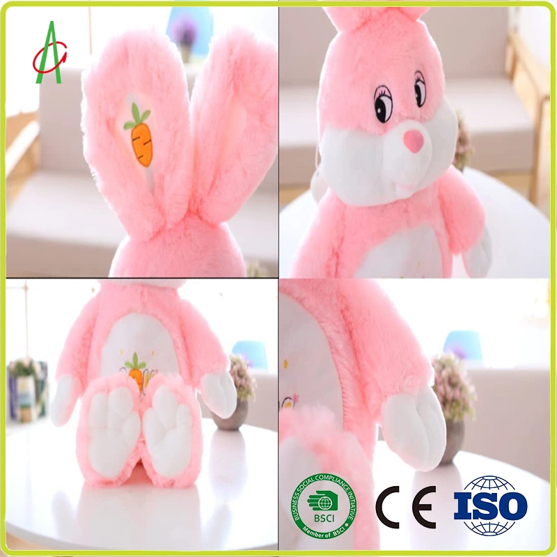 Conejito de peluche rosa gigante Boy bebé regalo de cumpleaños la semana santa de peluche Juguete Blando