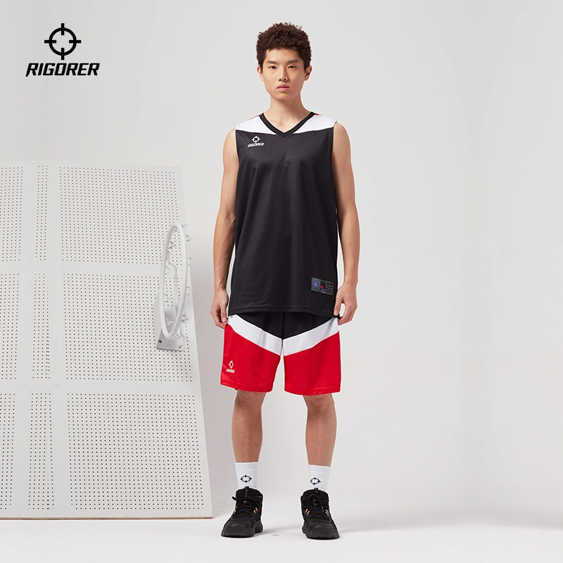 Rigorer Basketball Jersey Suit Sports Wear Running Mens Gym Breathable Unisex Loose Style