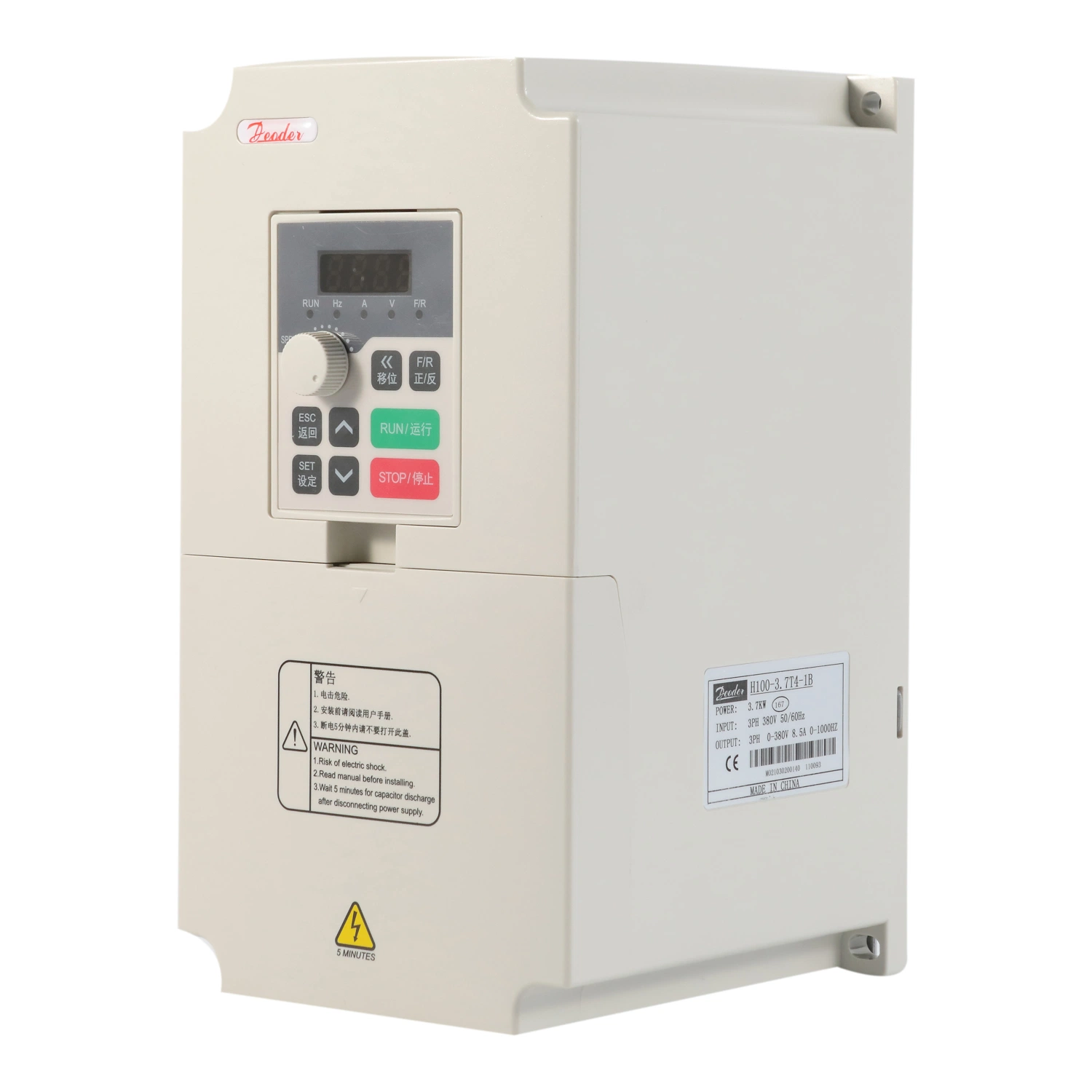 H100-2.2kw Series Low Power Three-Phase Cost-Effective Frequency Inverter Solution for Small to Medium-Sized Systems Frequency Converter Inverter