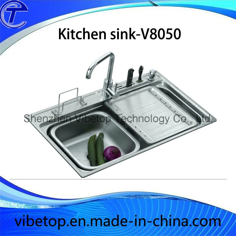 Export Style Stainless Steel Kitchen Sink