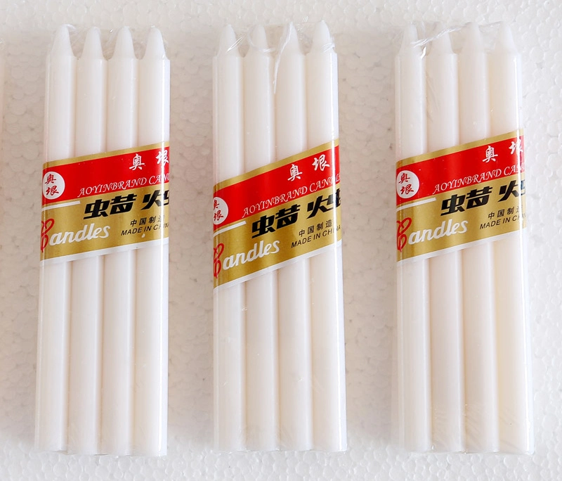 Wholesale/Supplier 30g Wax Candle White Small Taper Candles for Church