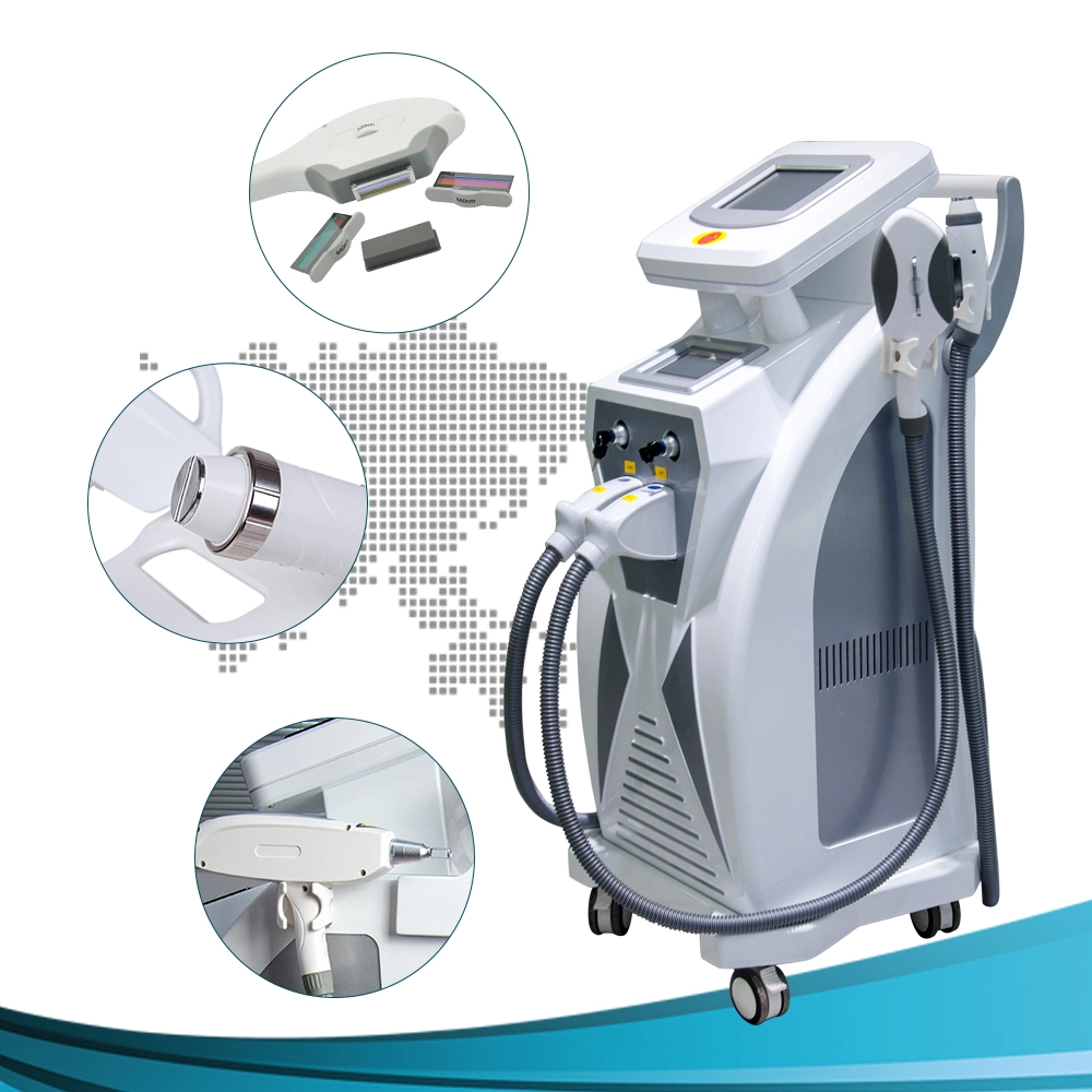 Beliebte Beauty Machine IPL Haarentfernung+RF+ND YAG Laser Tattoo Entfernung