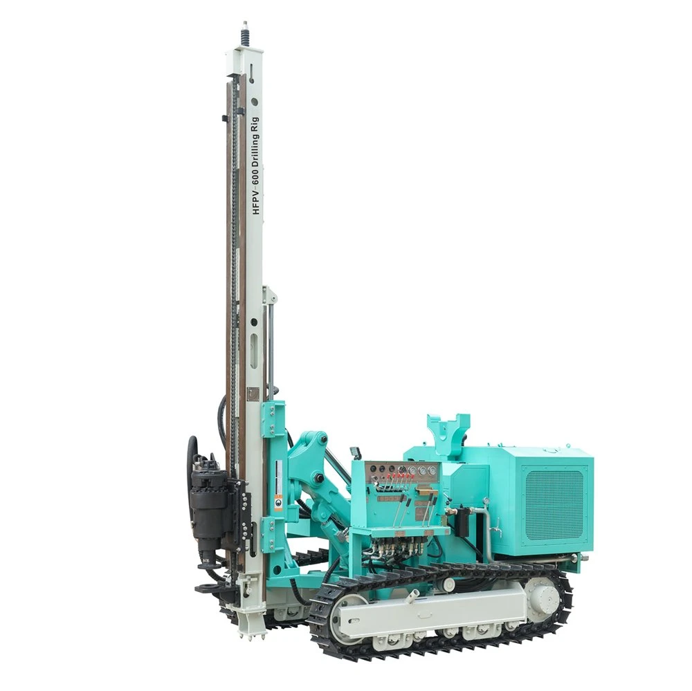 Diesel Piling Equipment Fast Moving Crawler Hydraulic Engineering Solar Pile Driver Drilling Rig