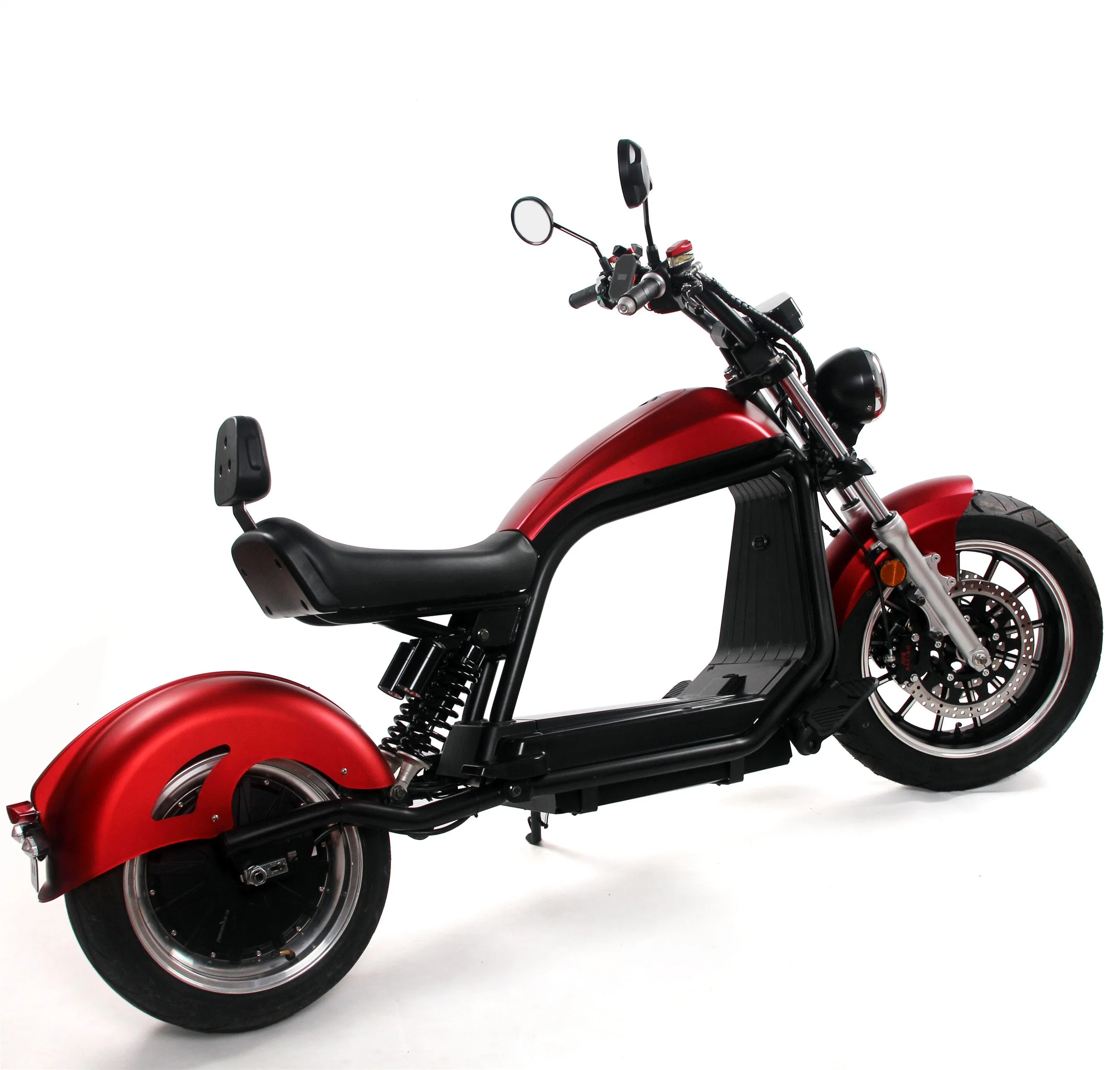 Round LED Light Energy-Efficient Fast Charge Best Performance Adult Electric Motorbike with 2 Wheels