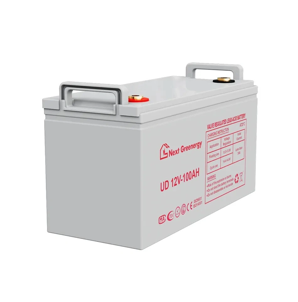 Nextgreenergy Chinese Manufacturer Energy Storage AGM Valve Regulated Sealed Lead Acid Dry Battery 12V 100ah