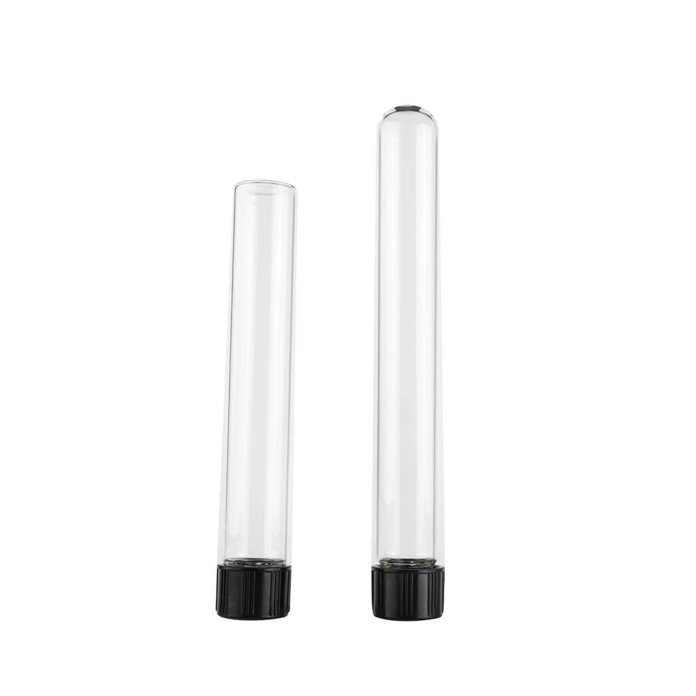 High Quality Glass Test Tubes with Screw Caps for Laboratory