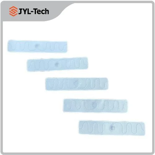 High Performance Durable RFID Woven Laundry Tag Smart Textile Label