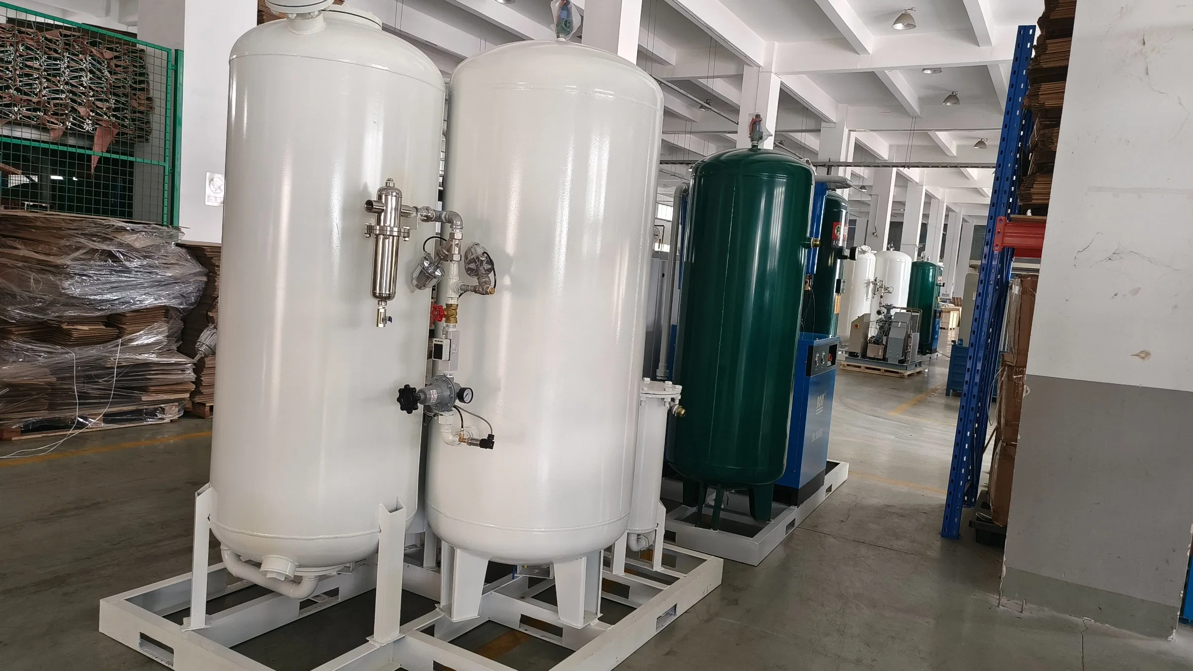 2023 sistema de llenado de botellas de oxígeno médico de alta pureza fácil de instalar Generador de gas