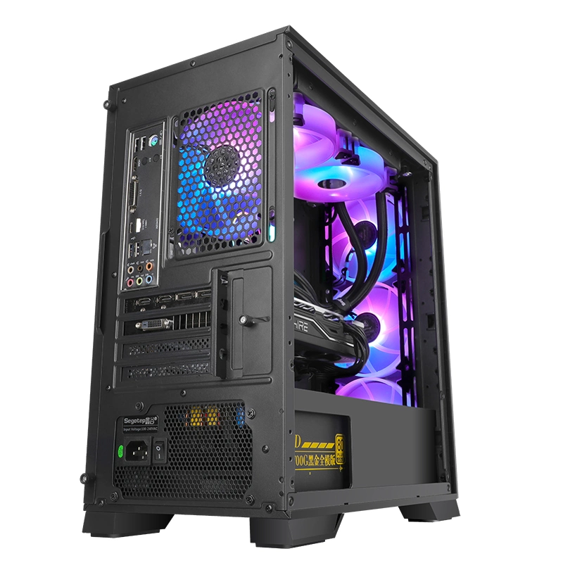 Jeux de couleurs noir ou blanc Itx Micro ATX Milieu de l'ordinateur tour Cas 400*210*425mm