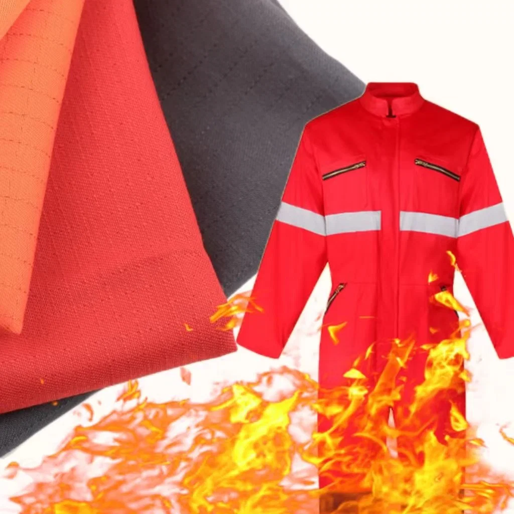 260gram 88% Cotton 12% Nylon Flame Retardant Twill Fabric for Protective Clothing Fr Fabric Factory