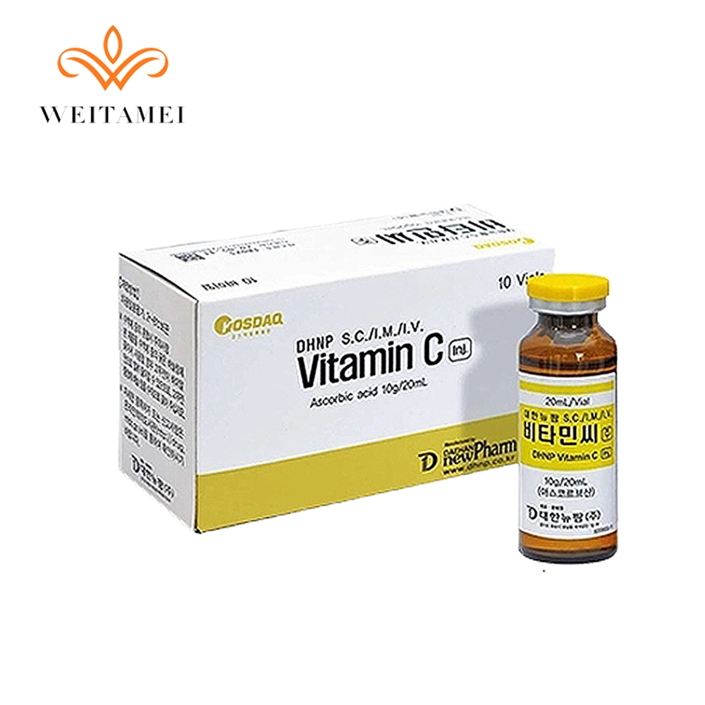 Corea Luthione Cindella ácido ascórbico Vitamina C IV de inyección de blanquear la piel