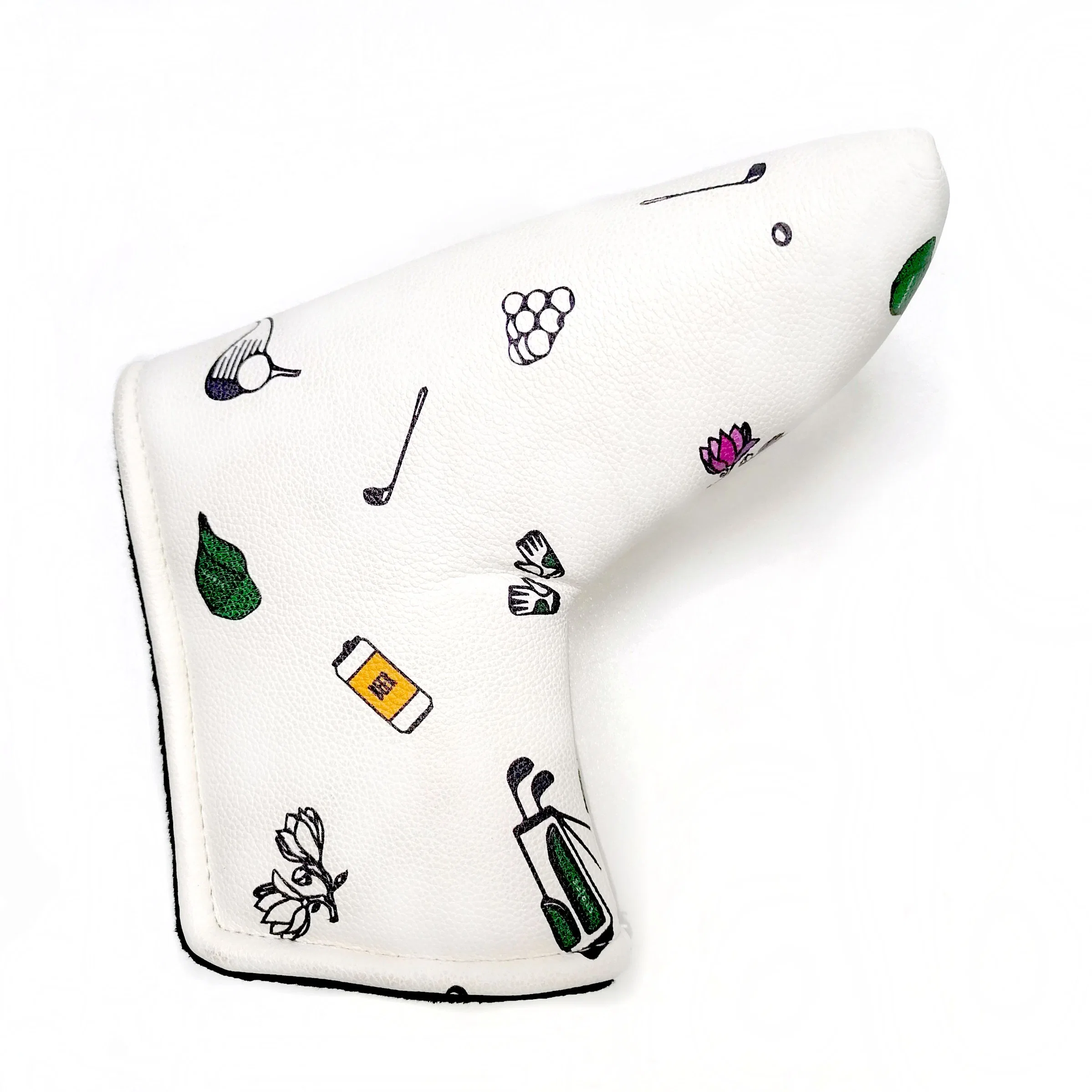 Wholesale/Supplier Accessories for Golf Club Heads White Color PU Leather Golf Putter