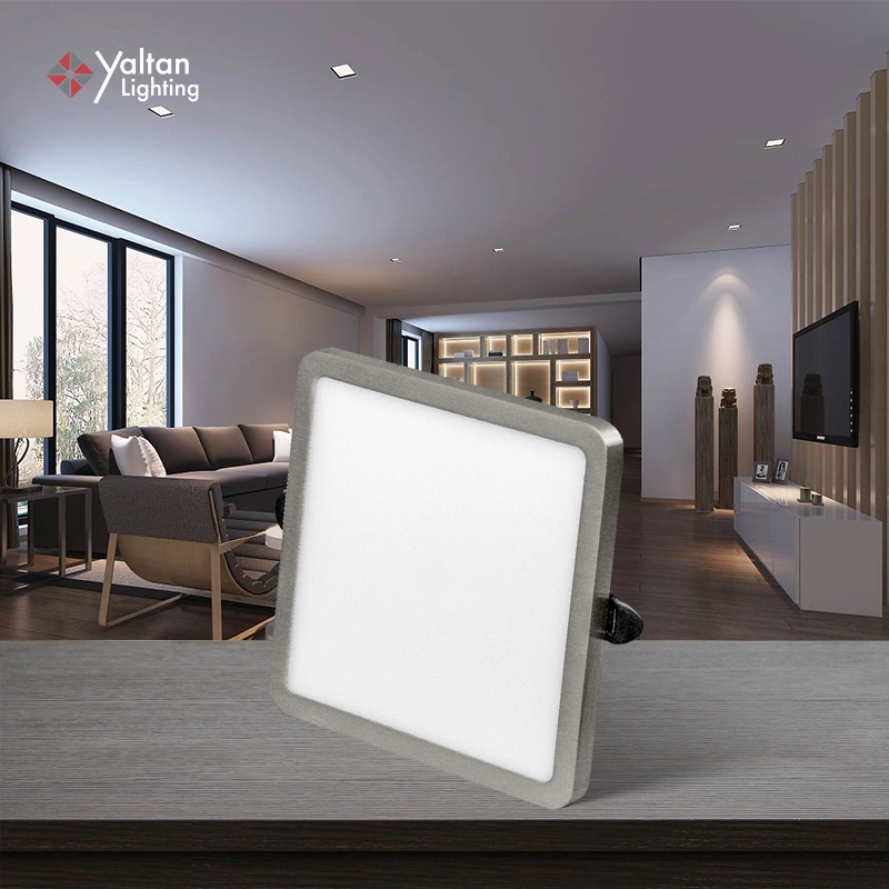 Ultra Slim Thin Surface Mounted Protection Class IP44 Square Round 12W 18W 25W Frameless LED Panel Lamp