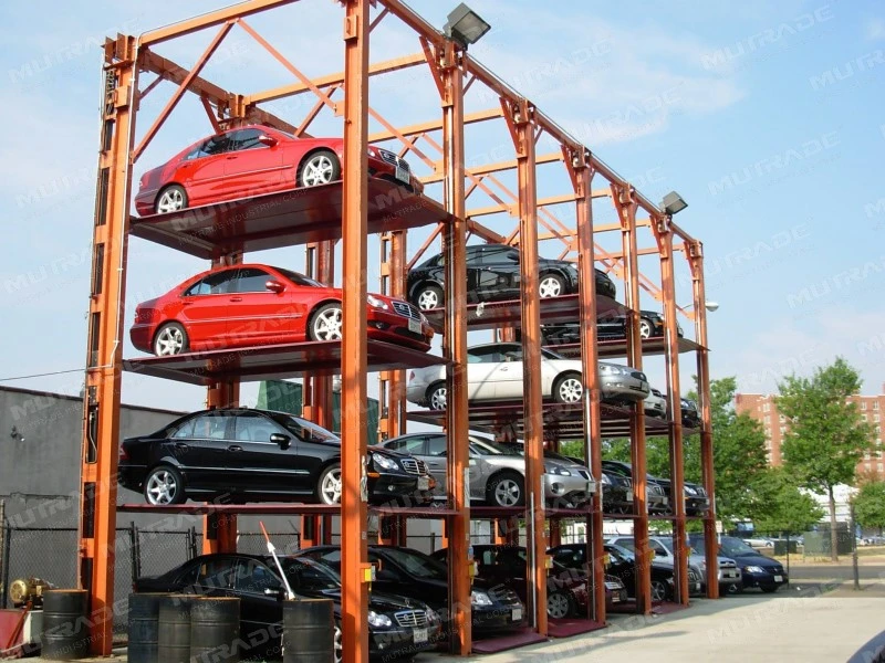 Sistema de almacenamiento de estacionamiento de automóviles CE Auto de elevación con 4 Post