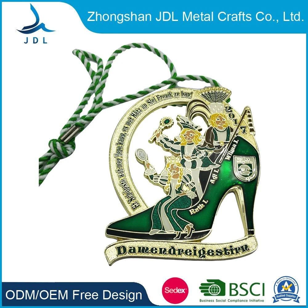 High quality/High cost performance Custom Metal Enamel Souvenir Award Medal for Gift China Custom Enamel Half Marathon Running Medal for Sports Events (363)