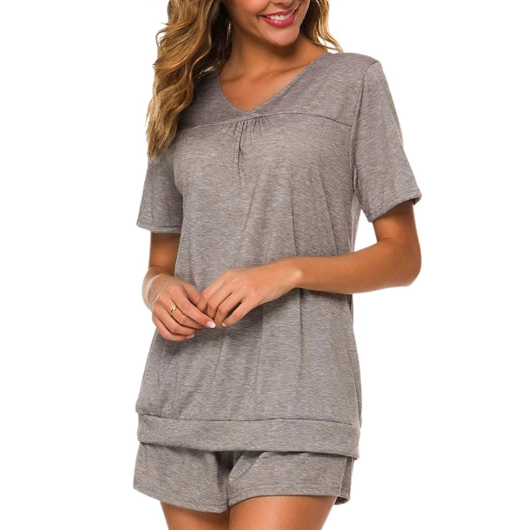 100% Cotton Casual Nightgown Sleep Dress Sleepwear for Ladies