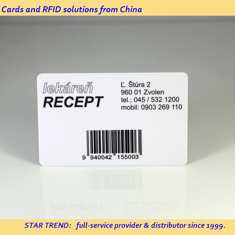 PVC/Pet/Paper Smart Barcode Card Used as Business Card, VIP Card, Access Card, Game Card, Membership Card, Prepaid Card, Gift Card, Loyalty Card