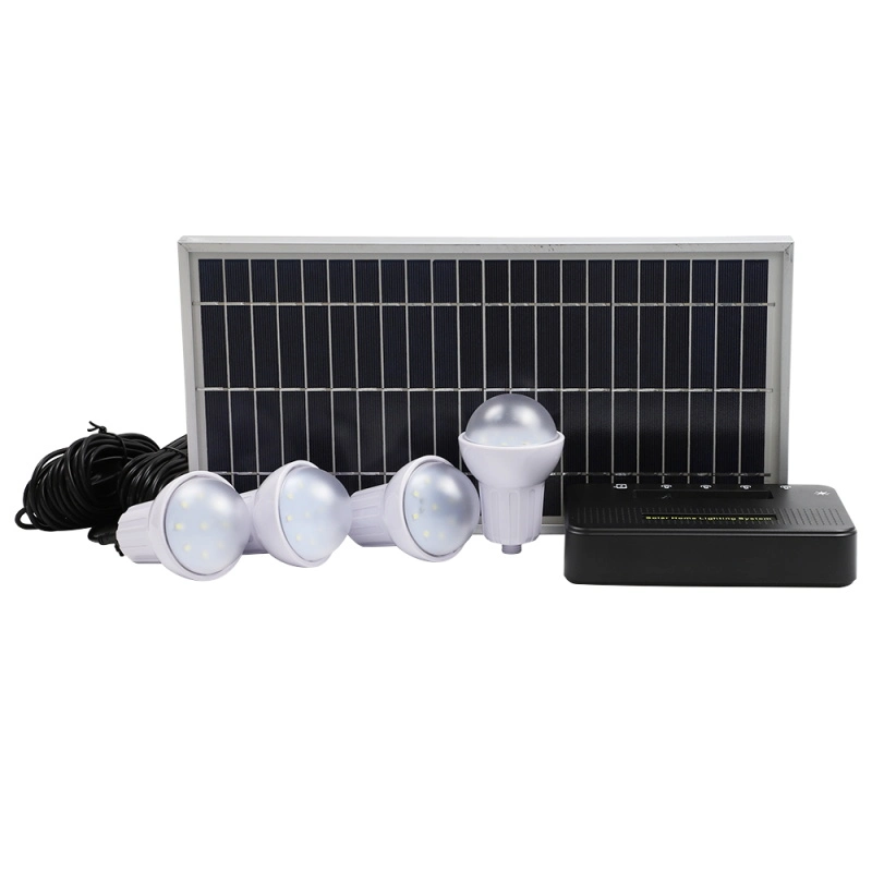 8W Solar Home Kit with USB for Phone Charge