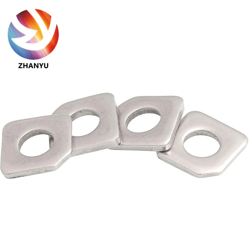 Galvanized Square Gasket Stainless Steel Bearing Plate Gasket Square Flat Washer